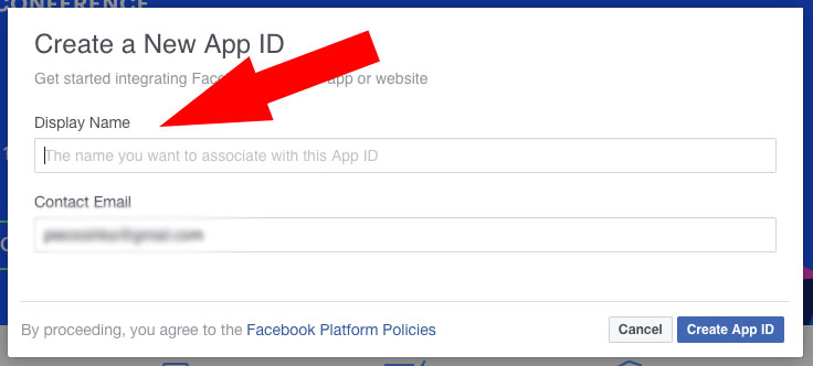 Formularz rejestracji aplikacji