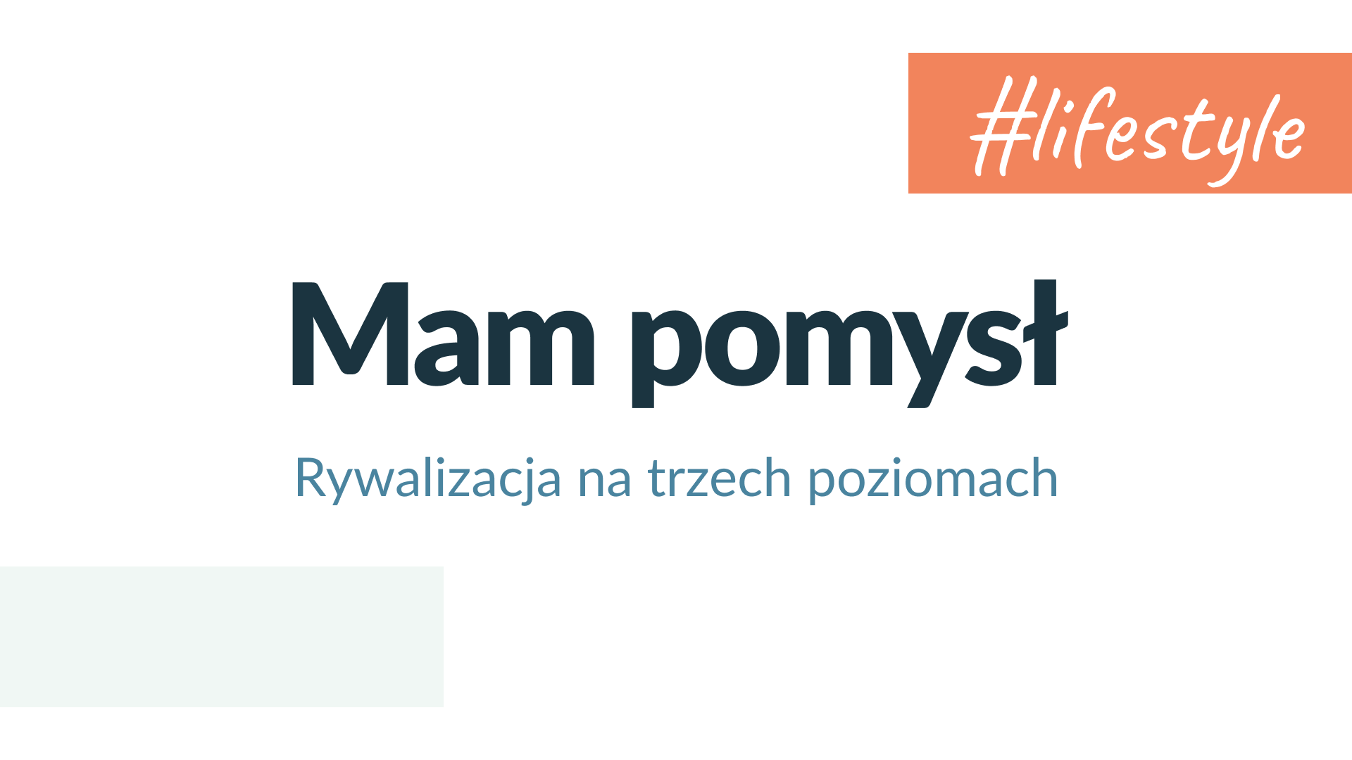 Mam pomysł