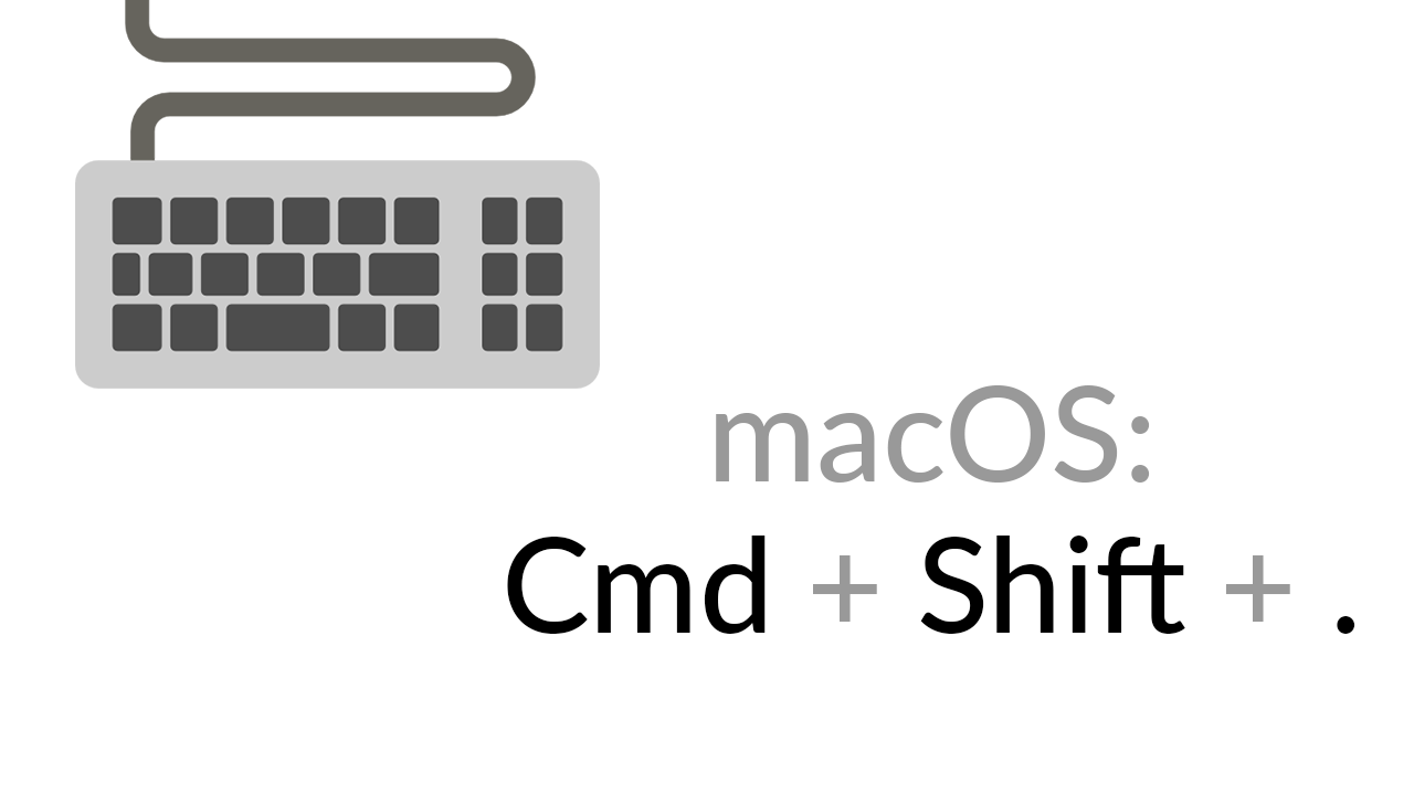 macOS: Pokaż ukryte pliki