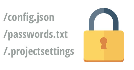 Chroń pliki konfiguracyjne projektu
